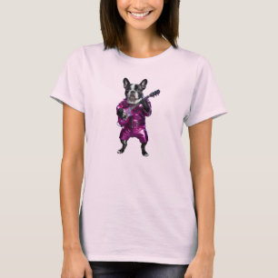 Leuke Franse Bulldog Rockster T-Shirt