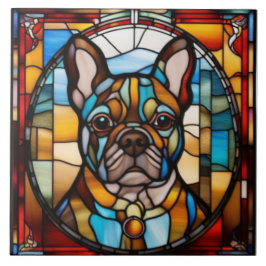 Leuke Franse Bulldog Sierlijke Tegel Tegeltje