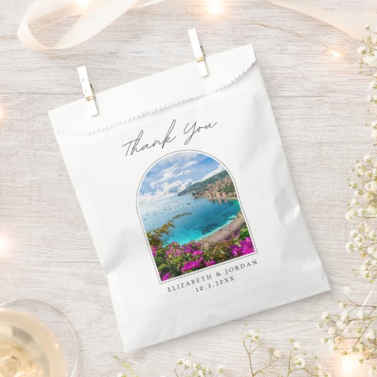 Leuke Franse Riviera bruiloft gunst dank u Bedankzakje (Geknipt)