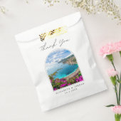 Leuke Franse Riviera bruiloft gunst dank u Bedankzakje (Gezegeld)