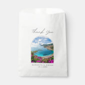 Leuke Franse Riviera bruiloft gunst dank u Bedankzakje (Voorkant)