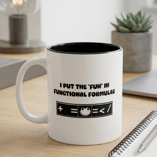 Leuke Functionele Formules Spreadsheet Genius Desi Tweekleurige Koffiemok