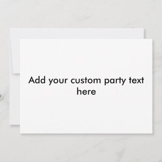 Leuke funky feestuitnodiging kaart (Achterkant)