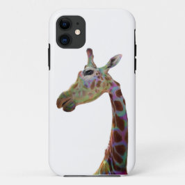 Leuke funky kleurrijke Giraffe safaridieren Case-Mate iPhone Case