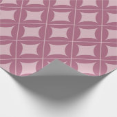 Leuke Funky Roze Diamanten Patroon Cadeaupapier (Hoek)