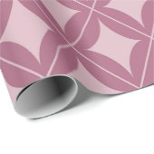 Leuke Funky Roze Diamanten Patroon Cadeaupapier (Rol Hoek)
