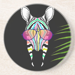 LEUKE FUNKY ZEBRA ZANDSTEEN ONDERZETTER
