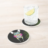 LEUKE FUNKY ZEBRA ZANDSTEEN ONDERZETTER (Zijkant)