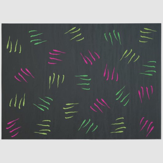 Leuke Funky Zombie Rips Tissuepapier (Voorkant)