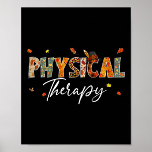 Leuke Fysiotherapie Pompoen Herfstboom Herfst Leav Poster