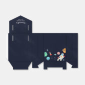 Leuke Galaxy Planets Space Baby shower Bedankdoosjes (Uitgevouwen)