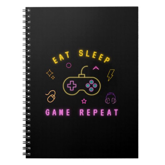 leuke game voor kinderen - grappig leuk ontwerp vo notitieboek (Voorkant)