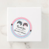 Leuke Gamer Baby Geslacht Onthullen Bedankjes Labels (In situ)