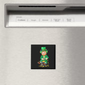 Leuke Gamer St. Patricks Day Videospel Kinderen Ti Magneet (Insitu (Vaatwasser))