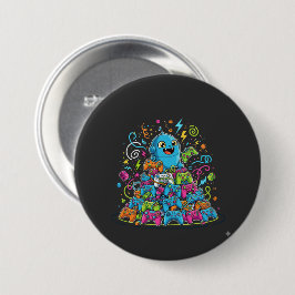 Leuke Gaming Eindigt Nooit Ronde Button 7,6 Cm