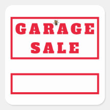 Leuke Garage Sale Stickers of prijs Labels met Hum