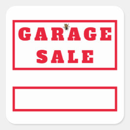 Leuke Garage Sale Stickers of prijs Labels met Hum