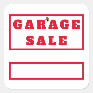 Leuke Garage Sale Stickers of prijs Labels met Hum