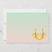 Leuke Gay Banaan Hart Trouwdag (Voorkant)