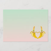 Leuke Gay Banaan Hart Trouwdag (Voorkant)