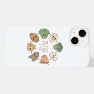 Leuke geanimeerde groenten Case-Mate iPhone 14 hoesje
