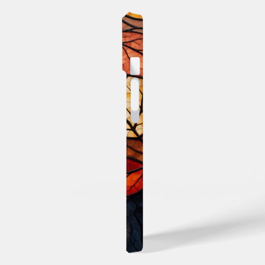 Leuke gebrandschilderde glazen herfstbladeren Case-Mate iPhone case (Achterkant / Links)