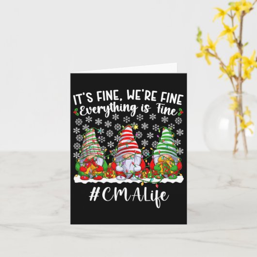 Leuke Gecertificeerde Medische Instant Kerstmis Cm Kaart (Gele Bloem)