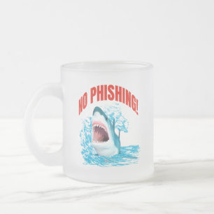 Leuke Geen Phishing Haai Matglas Koffiemok