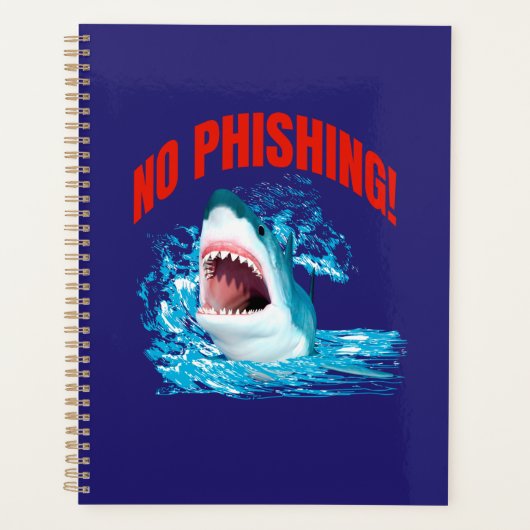 Leuke Geen Phishing Haai Planner (Voorkant)