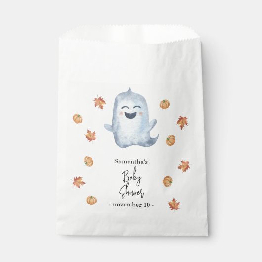 Leuke geest - baby shower bedankzakje (Voorkant)