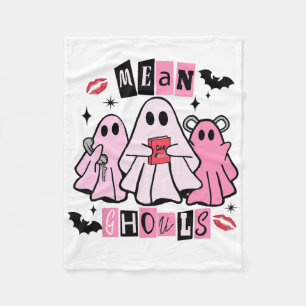Leuke geest betekent Ghouls Grappige Halloween kos Fleece Deken