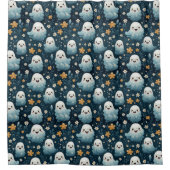 Leuke geest herfst douchegordijn (Voorkant)