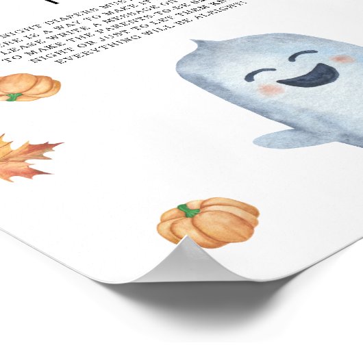 Leuke geest - Late Night luiers Poster (Hoek)