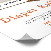 Leuke geest - Luier Raffle spel Poster (Hoek)