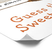 Leuke geest - Raad de zoete puinhoop Poster (Hoek)