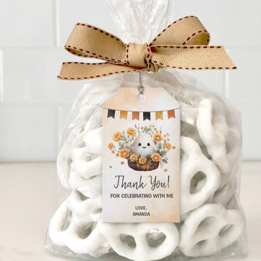 Leuke geest verjaardag gunst cadeaulabel