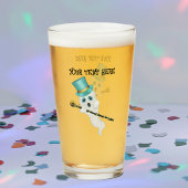 Leuke geest verkleed Top Hat Black Cane Skull Glas