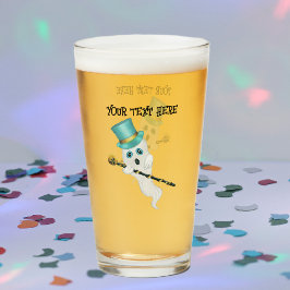 Leuke geest verkleed Top Hat Black Cane Skull Glas