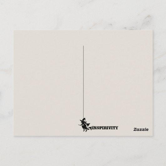 Leuke Geesten en Monsters Spooky Halloween Briefkaart (Achterkant)