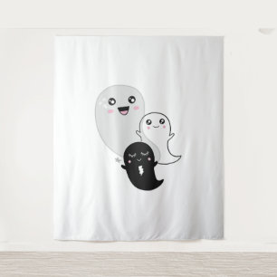 Leuke geesten Halloween Kawaii Wandkleed