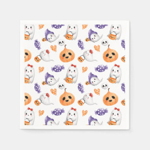 Leuke Geesten Pompoen Halloween Pattern Baby showe Servet