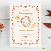 Leuke geïllustreerde Casual Thanksgiving Friendsgi Kaart