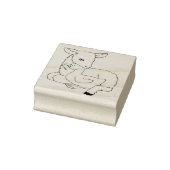 Leuke Geit en Gans Rubber Stamp Rubberstempel (Stempel)