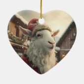 Leuke Geit Ornament Decor, Cadeaus voor Geitenlief (Achterkant)