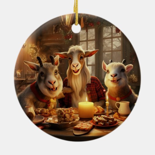 Leuke Geit Ornament Decor, Cadeaus voor Geitenlief (Achterkant)