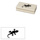 Leuke gekko hagedis rubberstempel (Gestempeld)
