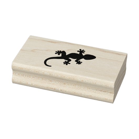 Leuke gekko hagedis rubberstempel (Stempel)
