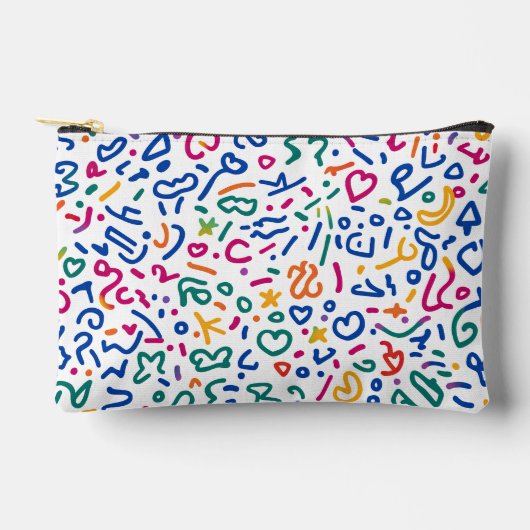 Leuke gekleurde levendige vormen etui (Voorkant)