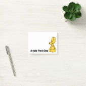 Leuke gele ballon konijn post-it® notes (Kantoor)