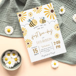 Leuke Gele Bijen en Zonnebloem Eerste Bijendag Kaart<br><div class="desc">Leuke Gele Bijen en Zonnebloem Eerste Bijendag Uitnodiging</div>